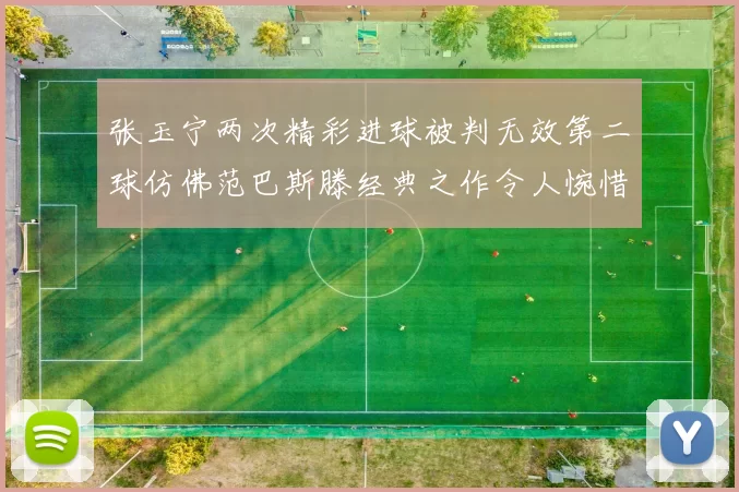 张玉宁两次精彩进球被判无效第二球仿佛范巴斯滕经典之作令人惋惜